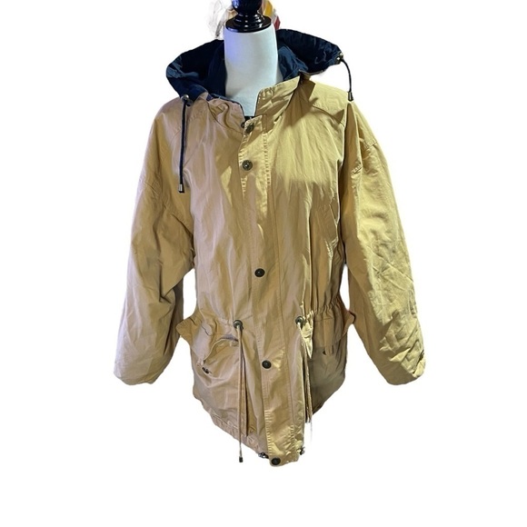 YES Sportswear Reversible Wind/Rain Jacket.Embroidered back Size Large - Picture 3 of 15